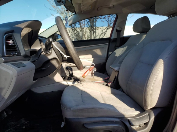 2017 Hyundai Elantra SE with VIN 5NPD74LF5HH191806, listed as a Copart auction lot 82829414 with 145,488 mi miles and Salvage Title. Bid and sale history available at carsss.com. Image 7.