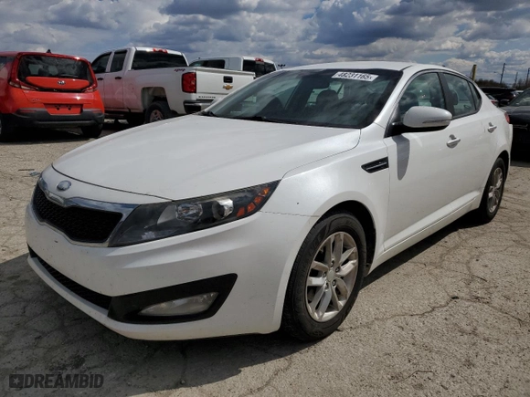 2013 Kia Optima LX with VIN KNAGM4A78D5310635, listed as a Copart auction lot 48231165 with 194,049 mi miles and Salvage Title. Bid and sale history available at carsss.com. Image 1.