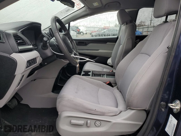 2020 Honda Odyssey EX with VIN 5FNRL6H56LB017408, listed as a Copart auction lot 44241645 with 75,520 mi miles and Salvage Title. Bid and sale history available at DreamBid. Image 7.