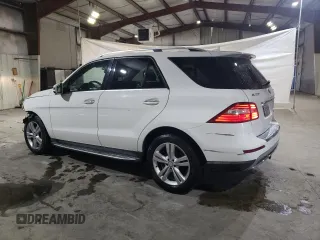 2015 Mercedes-Benz M ML 350 with VIN 4JGDA5HB2FA467081, listed as a Copart auction lot 43956725 with 172,701 mi miles and Salvage Title. Bid and sale history available at carsss.com. Image 2.