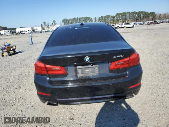 2017 BMW 5 Series 540i with VIN WBAJE5C3XHG913941, listed as a Copart auction lot 46063745 with 125,212 mi miles and Salvage Title. Bid and sale history available at carsss.com. Image 6.