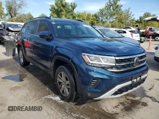 2021 Volkswagen Atlas S z VIN 1V2AP2CA8MC507778, wystawiony jako Copart lot #72031784 z przebiegiem 62 729 mil mil oraz Czysty tytuł • Clean title. Historia ofert i sprzedaży dostępna na DreamBid. Obrazek 4.