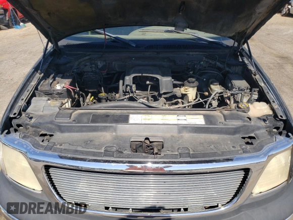 2001 Ford F-150 XLT with VIN 1FTRW07L81KE00951, listed as a Copart auction lot 57348535 with Not provided miles and Salvage title. Bid and sale history available at DreamBid. Image 11.