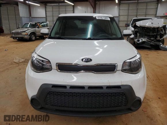 2015 Kia Soul with VIN KNDJN2A27F7793590, listed as a Copart auction lot 47951365 with 57,342 mi miles and Salvage Title. Bid and sale history available at carsss.com. Image 5.
