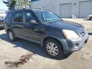2005 Honda CR-V EX with VIN SHSRD78835U304892, listed as a Copart auction lot 46188995 with 186,054 mi miles and Salvage Title. Bid and sale history available at carsss.com. Image 4.
