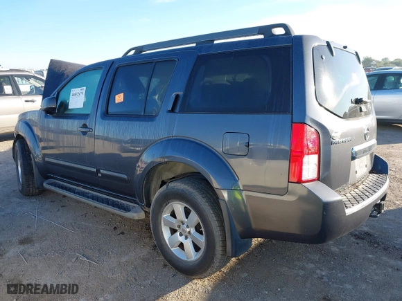 2012 Nissan Pathfinder LE with VIN 5N1AR1NN8CC621263, listed as a IAAI auction lot 40832679 with 1 mi miles. Bid and sale history available at carsss.com. Image 3.