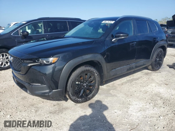 2025 Mazda CX-50 S Select with VIN 7MMVABAM0SN300739, listed as a Copart auction lot 77063434 with 3,042 mi miles and Salvage Title. Bid and sale history available at DreamBid. Image 1.
