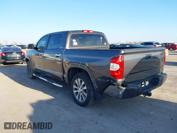 2017 Toyota Tundra 2WD Limited with VIN 5TFFW5F17HX228733, listed as a IAAI auction lot 41139223 with 114,169 mi miles. Bid and sale history available at carsss.com. Image 3.