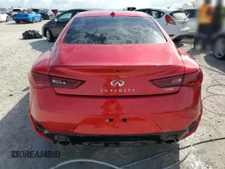 2022 Infiniti Q60 Luxe with VIN JN1EV7KK9NM600727, listed as a Copart auction lot 45541435 with Not Provided miles and Non Repairable. Bid and sale history available at carsss.com. Image 6.