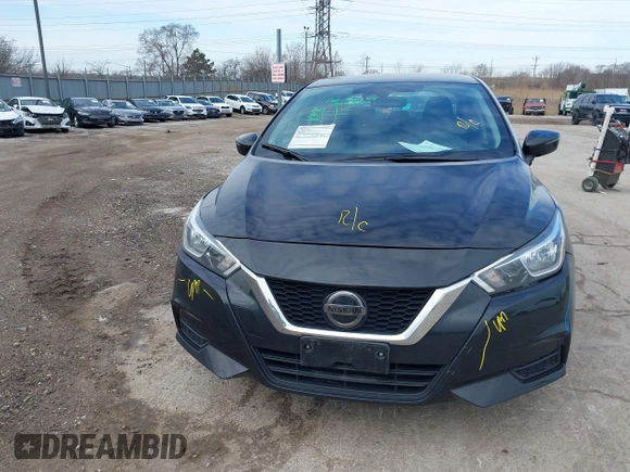 2021 Nissan Versa SV with VIN 3N1CN8EV6ML866959, listed as a IAAI auction lot 41817323 with 68,093 mi miles. Bid and sale history available at carsss.com. Image 12.
