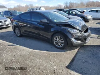 2015 Hyundai Elantra SE with VIN 5NPDH4AE9FH626671, listed as a Copart auction lot 45170355 with 120,369 mi miles and Clean Title. Bid and sale history available at DreamBid. Image 4.