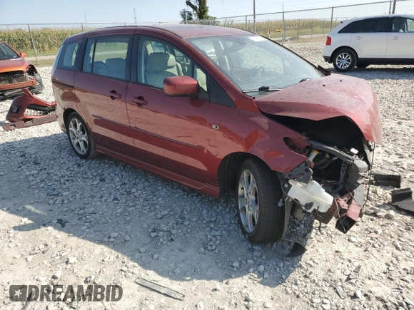 2009 Mazda 5 Grand Touring with VIN JM1CR293990330860, listed as a Copart auction lot 71156854 with 250,187 mi miles and Salvage Title. Bid and sale history available at DreamBid. Image 4.