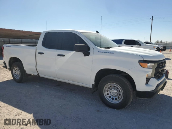 2022 Chevrolet Silverado 1500 Work Truck with VIN 1GCRDAED7NZ506084, listed as a Copart auction lot 44052965 with 137,013 mi miles and Clean Title. Bid and sale history available at DreamBid. Image 4.