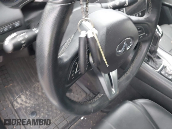 2018 Infiniti Q60 Luxe with VIN JN1EV7EL9JM392962, listed as a IAAI auction lot 41307185 with 58,280 mi miles and . Bid and sale history available at DreamBid. Image 11.