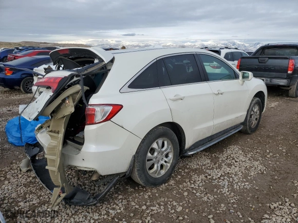 2016 Acura RDX Advance Pkg with VIN 5J8TB4H78GL026971, listed as a Copart auction lot 45993795 with 164,072 mi miles and Salvage Title. Bid and sale history available at carsss.com. Image 3.
