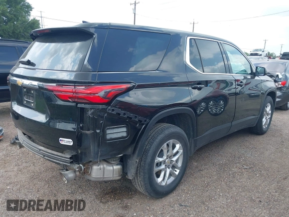 2023 Chevrolet Traverse LS with VIN 1GNERFKW6PJ192035, listed as a IAAI auction lot 42206731 with 12,684 mi miles and . Bid and sale history available at DreamBid. Image 4.