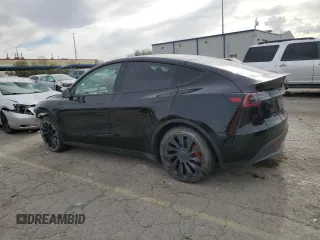 2022 Tesla Model Y Performance with VIN 7SAYGDEF1NF407985, listed as a Copart auction lot 53831325 with 41,225 mi miles and Salvage title. Bid and sale history available at DreamBid. Image 2.