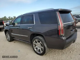 2015 Cadillac Escalade Premium with VIN 1GYS3NKJ2FR722538, listed as a Copart auction lot 77674394 with 130,718 mi miles and Salvage Title. Bid and sale history available at carsss.com. Image 2.