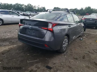 2019 Toyota Prius LE with VIN JTDL9RFU1K3006733, listed as a Copart auction lot 55168242 with 37,544 mi miles. Bid and sale history available at carsss.com. Image 4.
