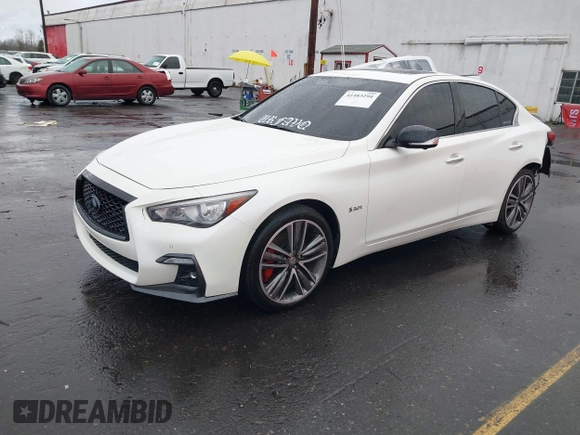 2020 Infiniti Q50 Red Sport 400 с VIN JN1FV7AP3LM630322, выставлен на аукционе IAAI как лот 41483294 с пробегом 64 678 миль миль и . История ставок и продаж доступна на DreamBid. Изображение 17.