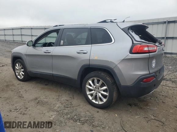 2014 Jeep Cherokee Limited with VIN 1C4PJLDS0EW241327, listed as a Copart auction lot 59440245 with 73,623 mi miles and Salvage title. Bid and sale history available at DreamBid. Image 2.