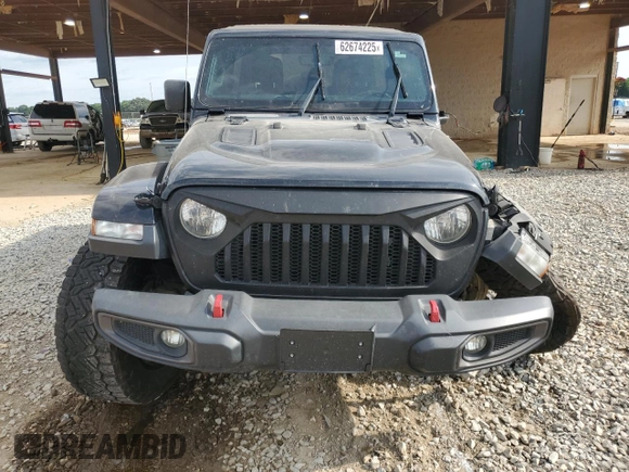 2019 Jeep Wrangler Unlimited Rubicon with VIN 1C4HJXFN2KW525606, listed as a Copart auction lot 62674225 with 55,128 mi miles and Salvage title. Bid and sale history available at DreamBid. Image 5.
