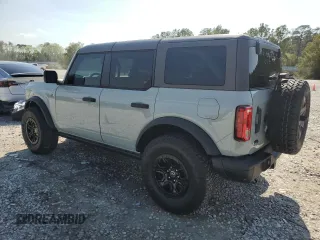 2024 Ford Bronco Black Diamond with VIN 1FMDE1BH6RLB16242, listed as a Copart auction lot 49966475 with 4,672 mi miles and Salvage title. Bid and sale history available at DreamBid. Image 2.