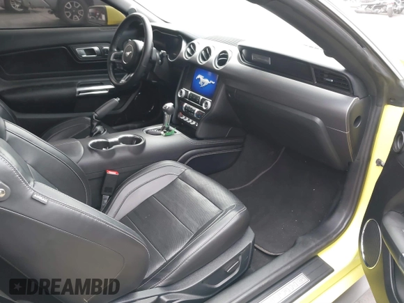 2021 Ford Mustang EcoBoost with VIN 1FA6P8TH8M5144464, listed as a IAAI auction lot 41566467 with 40,758 mi miles. Bid and sale history available at carsss.com. Image 5.