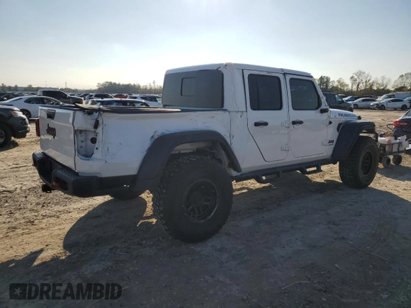 2022 Jeep Gladiator Rubicon with VIN 1C6JJTBG6NL142413, listed as a Copart auction lot 86098244 with 20,750 mi miles and Salvage title. Bid and sale history available at DreamBid. Image 3.