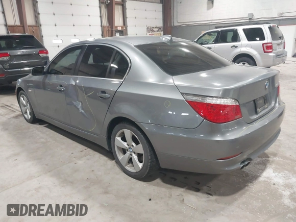 2008 BMW 5 Series 528xi with VIN WBANV13588CZ51090, listed as a IAAI auction lot 41854045 with 144,455 mi miles. Bid and sale history available at carsss.com. Image 3.
