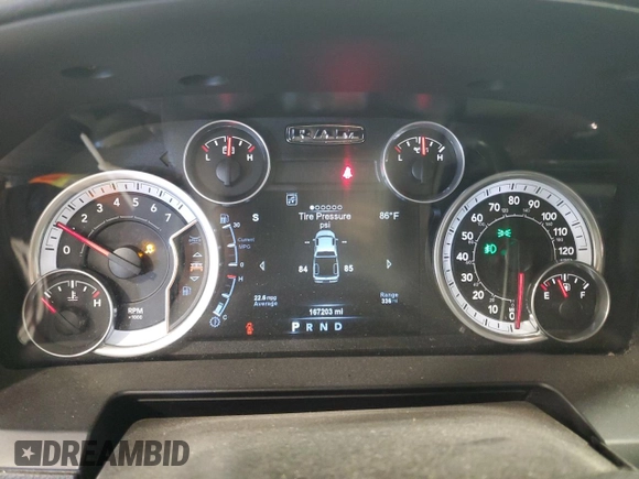 2015 Ram 2500 Laramie with VIN 3C6UR5FJ6FG537844, listed as a Copart auction lot 73176824 with 167,203 mi miles and Clean Title. Bid and sale history available at carsss.com. Image 9.