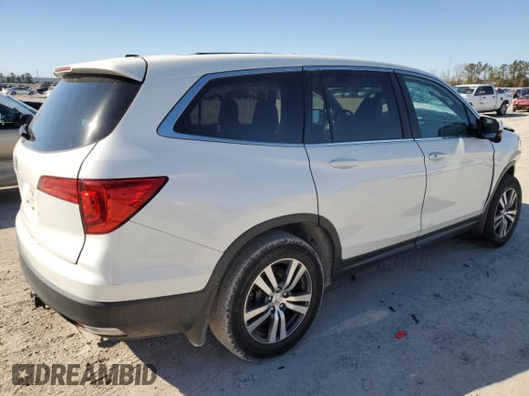2018 Honda Pilot EX-L with VIN 5FNYF5H53JB008515, listed as a Copart auction lot 47343385 with 77,221 mi miles and Salvage title. Bid and sale history available at DreamBid. Image 3.