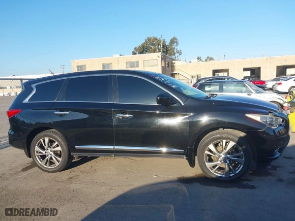 2013 Infiniti JX35 with VIN 5N1AL0MN5DC320075, listed as a IAAI auction lot 41439718 with 129798 miles. Bid and sale history available at carsss.com. Image 12.
