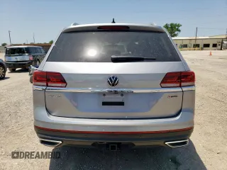 2021 Volkswagen Atlas SEL with VIN 1V2BR2CA1MC594888, listed as a Copart auction lot 57557435 with 38,124 mi miles and Clean title. Bid and sale history available at DreamBid. Image 6.