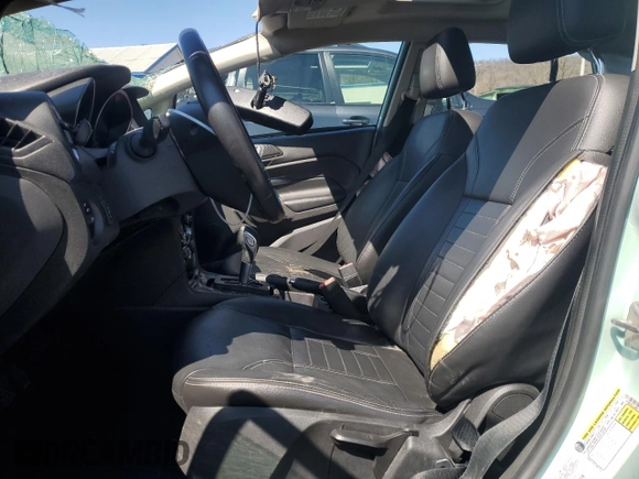 2017 Ford Fiesta Titanium with VIN 3FADP4CJ2HM119725, listed as a Copart auction lot 50743635 with 125,412 mi miles and Salvage Title. Bid and sale history available at carsss.com. Image 7.