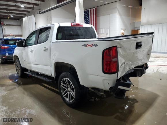 2022 Chevrolet Colorado 4WD Work Truck with VIN 1GCGTBEN5N1252365, listed as a Copart auction lot 89314405 with 24,362 mi miles and Salvage Title. Bid and sale history available at carsss.com. Image 2.