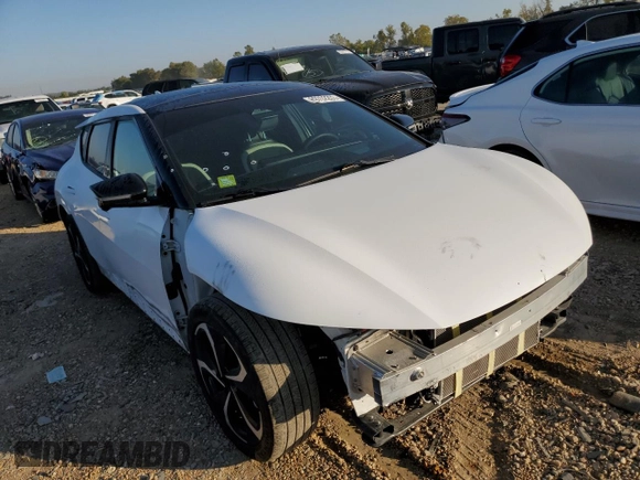 2022 Kia EV6 GT-Line with VIN KNDC4DLC7N5036650, listed as a Copart auction lot 69702203 with 38,611 mi miles and Salvage Title. Bid and sale history available at carsss.com. Image 4.