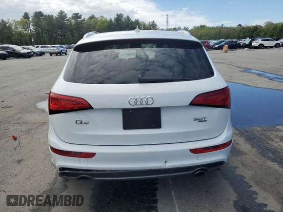 2013 Audi Q5 Premium Plus with VIN WA1DGAFP4DA034282, listed as a Copart auction lot 56157315 with Not provided miles and Salvage title. Bid and sale history available at DreamBid. Image 6.