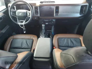 2023 Ford Bronco with VIN 1FMDE5DH3PLB10433, listed as a Copart auction lot 75192504 with 8,275 mi miles and Salvage Title. Bid and sale history available at DreamBid. Image 8.