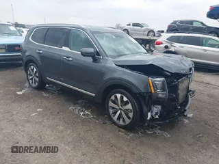 2021 Kia Telluride S with VIN 5XYP6DHC8MG114167, listed as a IAAI auction lot 41788502 with 35,724 mi miles and . Bid and sale history available at DreamBid. Image 1.