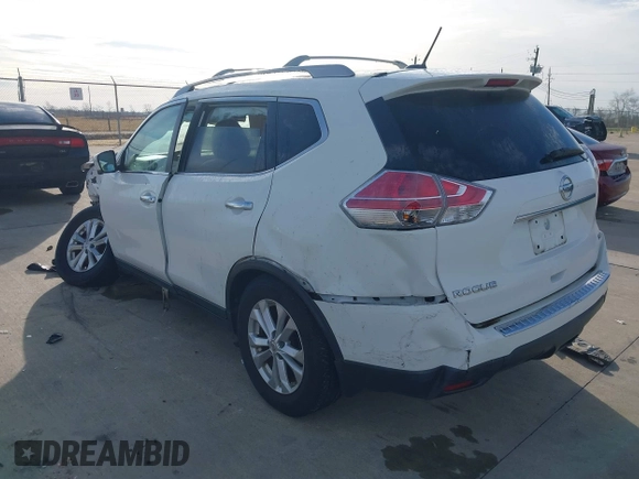 2015 Nissan Rogue SL with VIN 5N1AT2MT5FC920043, listed as a IAAI auction lot 41353089 with 1 mi miles. Bid and sale history available at carsss.com. Image 3.