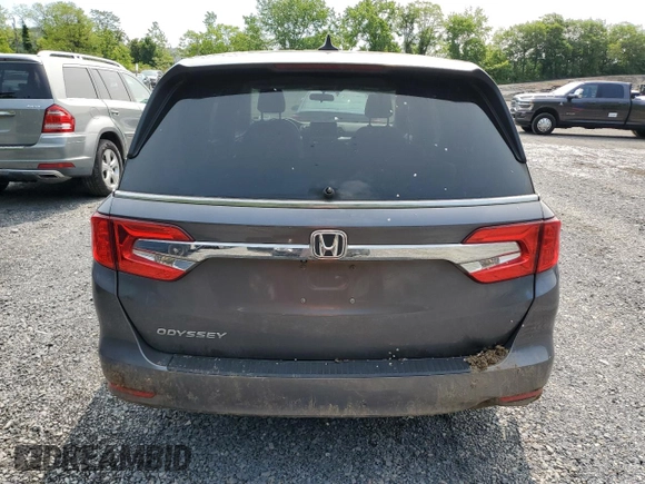 2019 Honda Odyssey EX with VIN 5FNRL6H59KB032323, listed as a Copart auction lot 58303005 with 248,486 mi miles and Salvage title. Bid and sale history available at DreamBid. Image 6.