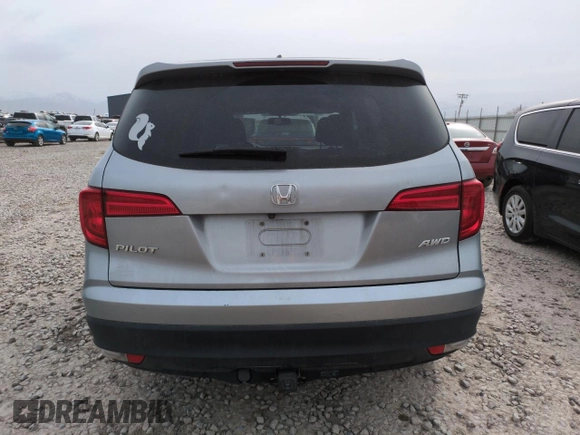 2018 Honda Pilot EX-L with VIN 5FNYF6H57JB071851, listed as a Copart auction lot 50765215 with 55,420 mi miles and Salvage Title. Bid and sale history available at carsss.com. Image 6.
