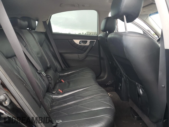 2009 Infiniti FX35 with VIN JNRAS18U39M104502, listed as a Copart auction lot 77545084 with 103,278 mi miles and Salvage Title. Bid and sale history available at carsss.com. Image 10.