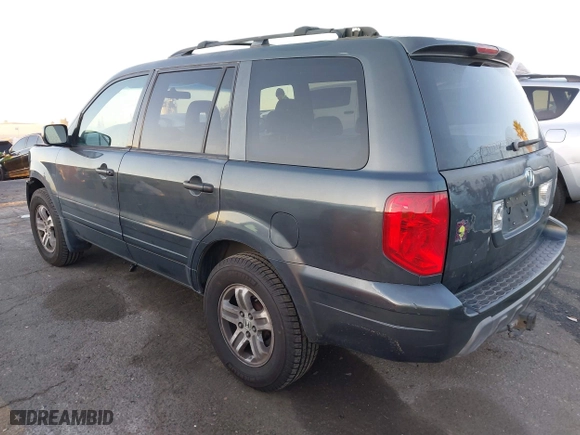 2005 Honda Pilot EX-L with NAVI with VIN 2HKYF187X5H514571, listed as a IAAI auction lot 41746538 with 276,994 mi miles. Bid and sale history available at carsss.com. Image 3.