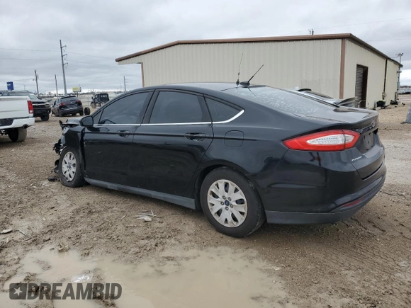 2016 Ford Fusion S with VIN 3FA6P0G71GR345370, listed as a Copart auction lot 44597195 with 0 mi miles and Salvage Title. Bid and sale history available at carsss.com. Image 2.