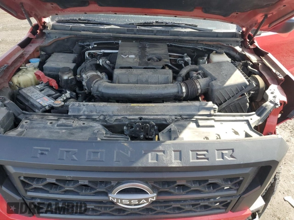 2022 Nissan Frontier S with VIN 1N6ED1EK4NN611330, listed as a Copart auction lot 47478195 with 100,477 mi miles and Salvage title. Bid and sale history available at DreamBid. Image 11.