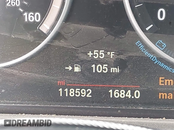2015 BMW 5 Series 535i with VIN WBA5B1C55FD922761, listed as a IAAI auction lot 42021799 with 118,592 mi miles and . Bid and sale history available at carsss.com. Image 15.