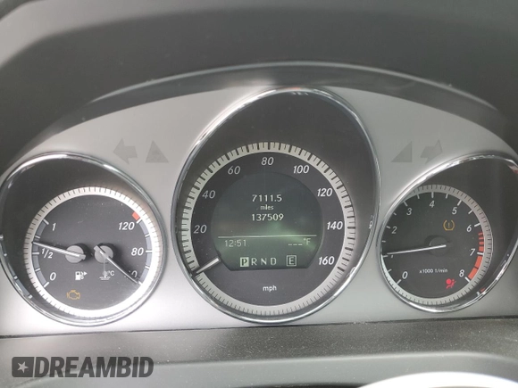2011 Mercedes-Benz C 300 Sport with VIN WDDGF8BB8BR140117, listed as a Copart auction lot 53452895 with 137,509 mi miles and Salvage title. Bid and sale history available at DreamBid. Image 9.