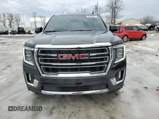 2023 GMC Yukon XL SLT with VIN 1GKS2GKT3PR203039, listed as a Copart auction lot 48005085 with 87,792 mi miles and Salvage Title. Bid and sale history available at carsss.com. Image 5.